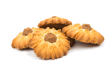 Butter cookies isolated
