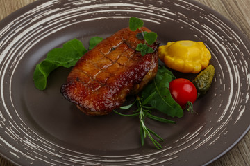 Roasted duck breast