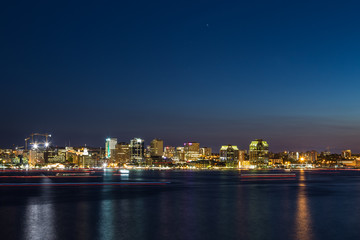 Fototapeta na wymiar Halifax Skyline at Night