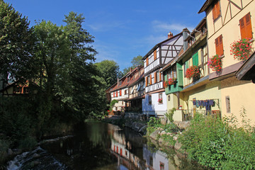 Fototapeta na wymiar Alsace Village de Kaysersberg 