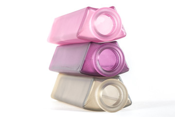 several colorful bottles
