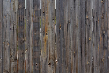 Old wooden fence .