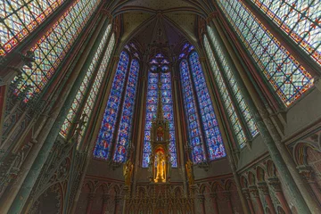 Fototapeten Inside the Cathedral of Amiens, France, A World Heritage Site © maartenhoek