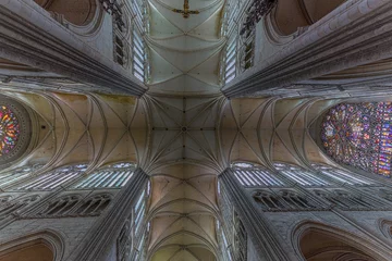 Fototapeten Amiens Cathedral, the ceiling © maartenhoek