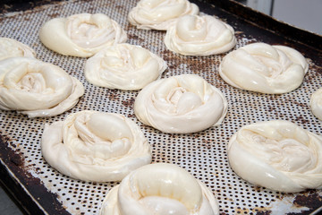 Preparation of bakery snacks
