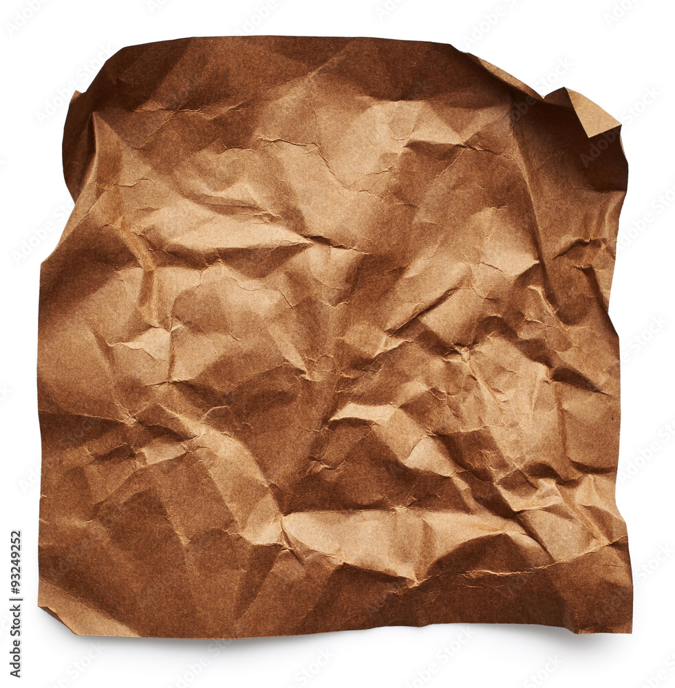 Poster Crumpled paper