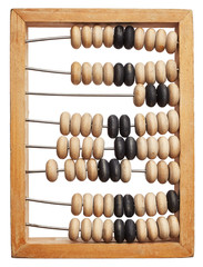 Old wooden abacus