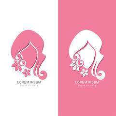Health and Beauty Symbol, vector illustration.