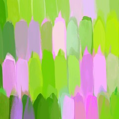 Horizontal brush strokes. 