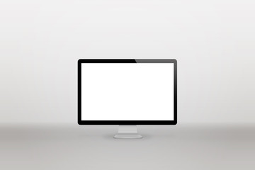 computer display gray background