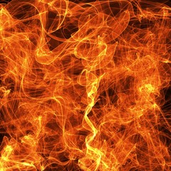 Fototapeta premium Orange fire flame texture background