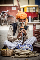 snake charmer