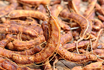 tamarind fruit background