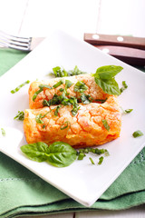 Potato and carrot croquettes