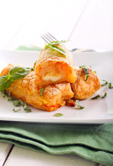 Potato and carrot croquettes