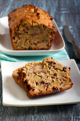 Apple and walnut teabread