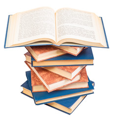 stack of books