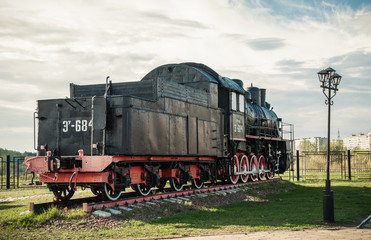 Fototapeta na wymiar old steam locomotives