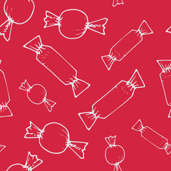 Seamless candies pattern