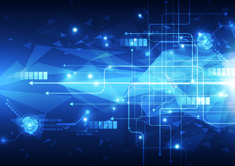 Abstract vector speed technology background, illustration