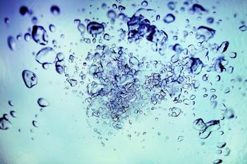 background bubbles under water