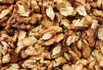 Walnuts background