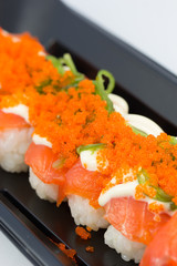 sushi on the plate