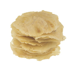 Emping blinjo, melinjo or belinjo chips; Non sharpened file