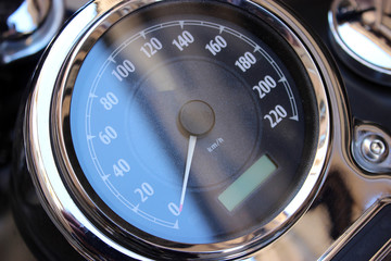 Fototapeta premium Motorcycle Speedometer