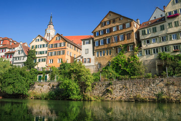 Fototapeta na wymiar Stadtpanorama von Tübingen