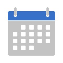 Icon sticker realistic design on paper calendar