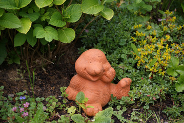 Terracotta Maulwurf
