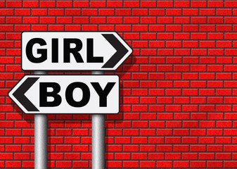 Obraz premium boy or girl