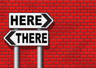 here or there the other side