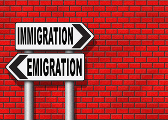 Immigration or emigration