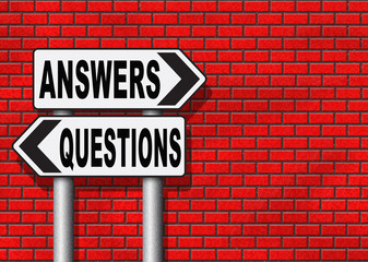 answers questions