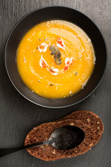 Pumpkin Cream Soup, vertical