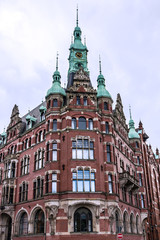 Hamburg, Germany. Old warehouse port district