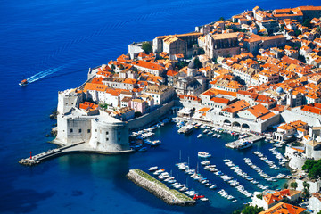 Dubrovnik, top-view. Croatia.
