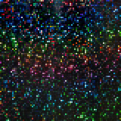 Obraz premium dots colored hologram sticker