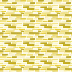 Cool Yellow Bricks Seamless Pattern