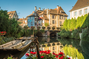 Colmar, Petite Venise, Alsace, France. - obrazy, fototapety, plakaty