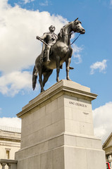 King George IV Monument in Trafalgar Square, London