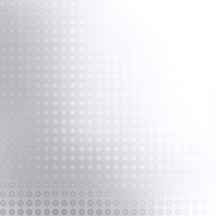 Halftone pixels background with white & grey tones