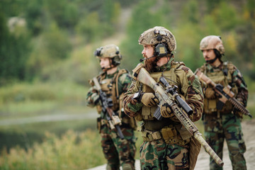 U.S. Army soldiers during the military operation