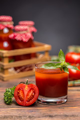 Fresh tomato juice