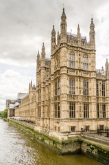 Fototapeta na wymiar Palace of Westminster, Houses of Parliament, London