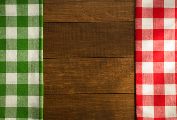 cloth napkin on wood