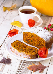 cake with pumpkin