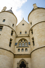 The tower of the Conciergerie, where Marie-Antoinette and others were imprisoned before their...